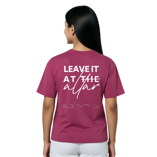 Leave it at the Altar Ruby Tee