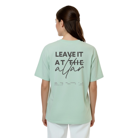 Leave it at the Altar Seafoam Tee